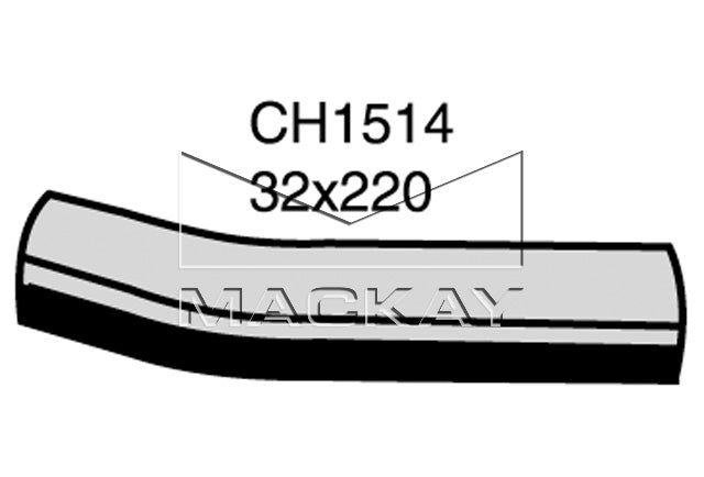 Mackay Bottom Radiator Hose CH1514