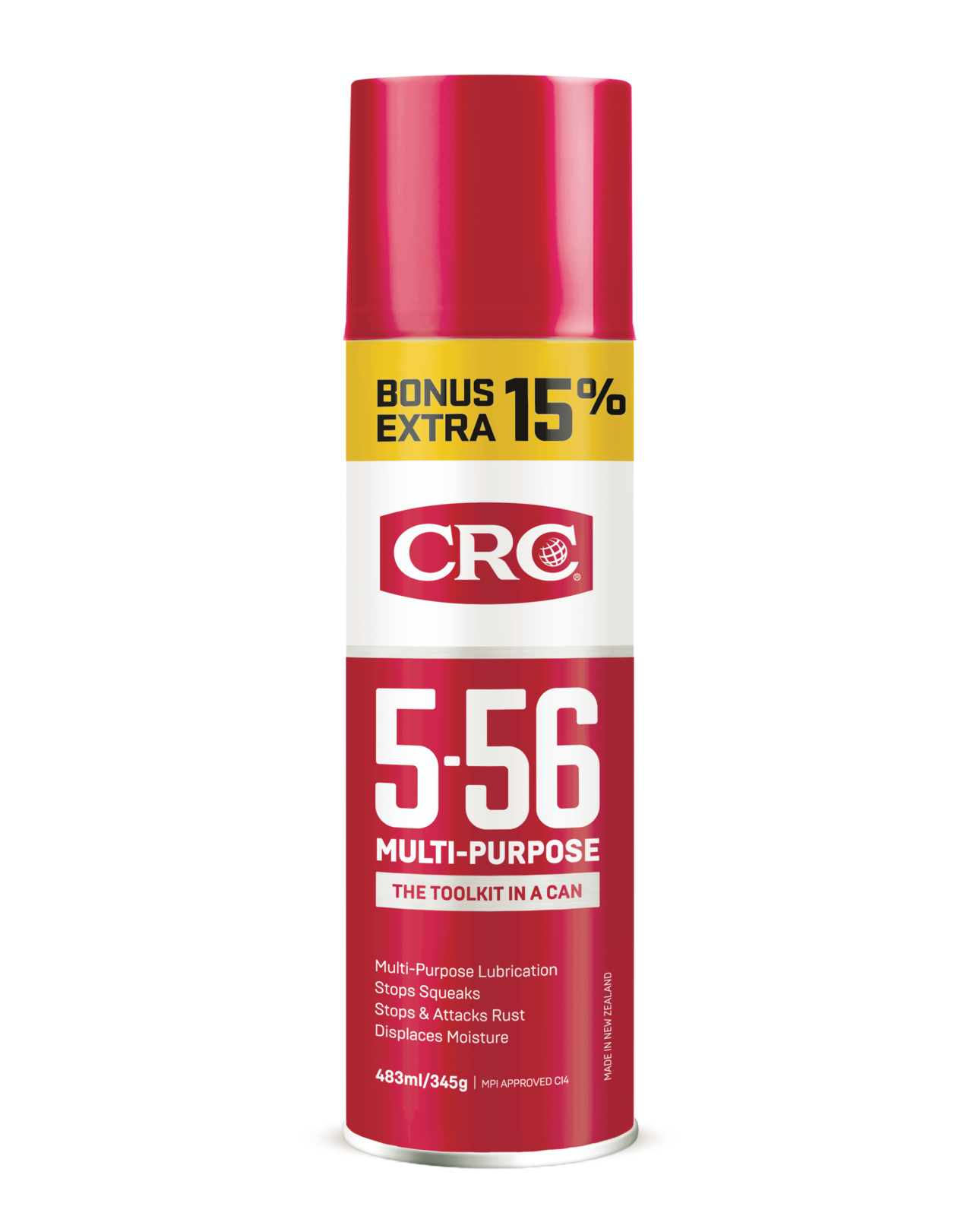CRC 5-56 Multipurpose 15% Bonus 483ml 1753760