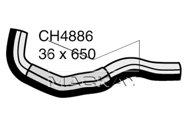 Mackay Bottom Radiator Hose CH4886