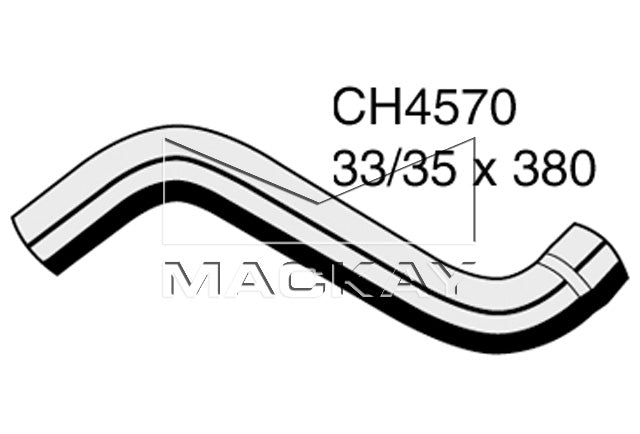 Mackay Top Radiator Hose CH4570