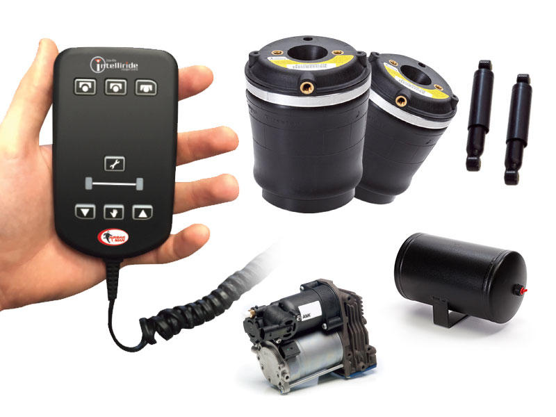 Airbag Man Full Air Suspension Kit with 2 Corner IntelliRide Air Control System