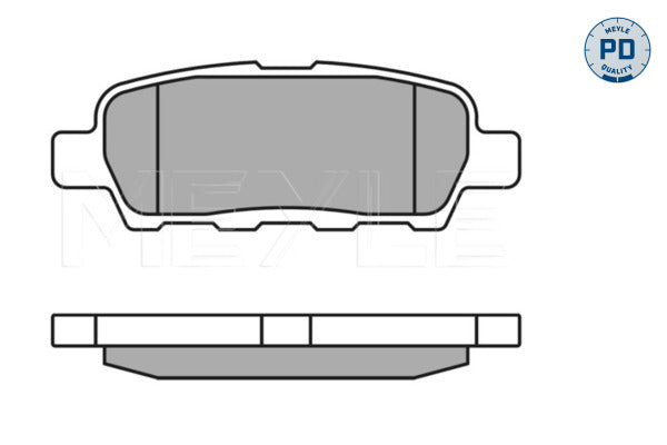 MEYLE Brake Pad Set 025 238 7114/PD