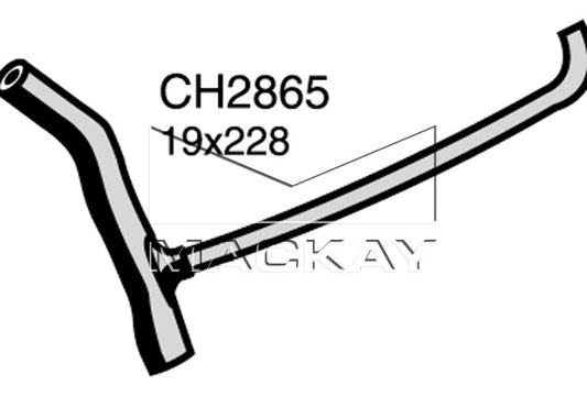 Mackay Bypass Heater Hose CH2865