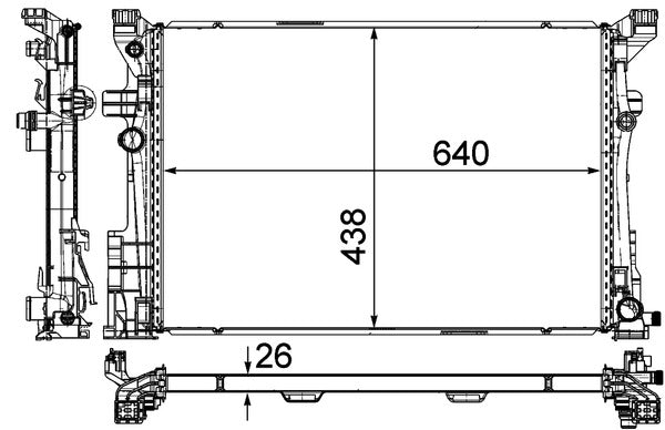 MAHLE Radiator CR 2170 000P