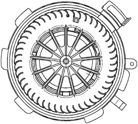 MAHLE Interior Blower Fan AB 89 000P