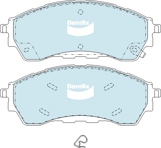 Bendix Ultimate 4WD Brake Pad Set DB2379 ULT4WD