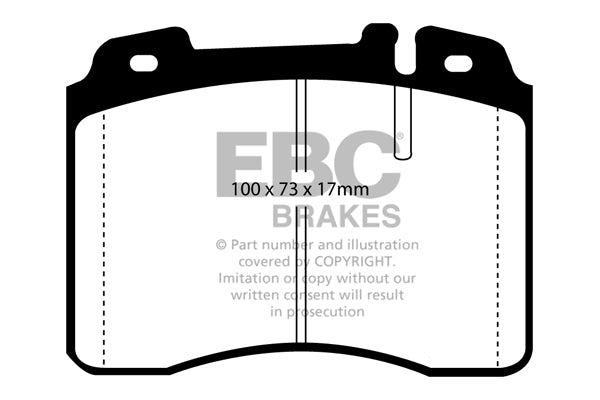 EBC Mercedes Front Pads DP2927