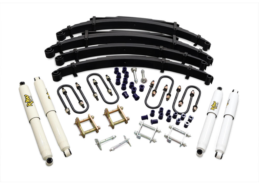 RAW 4x4 2 Inch 50mm RAW 4x4 Lift Kit to suit Toyota LandCruiser 45 Series 1969-1980 (small spring eye)