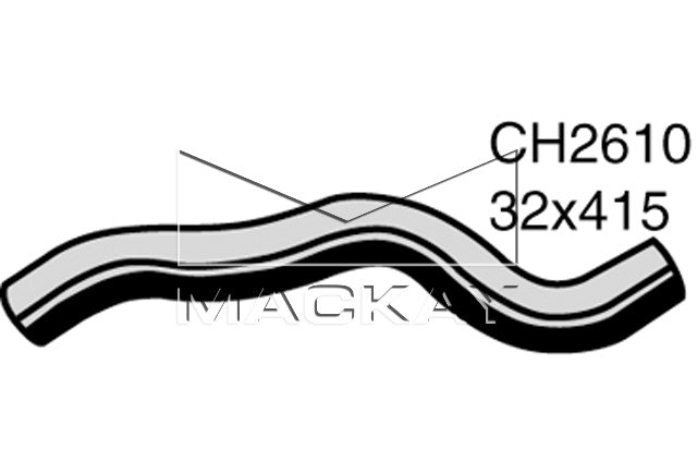 Mackay Bottom Radiator Hose CH2610