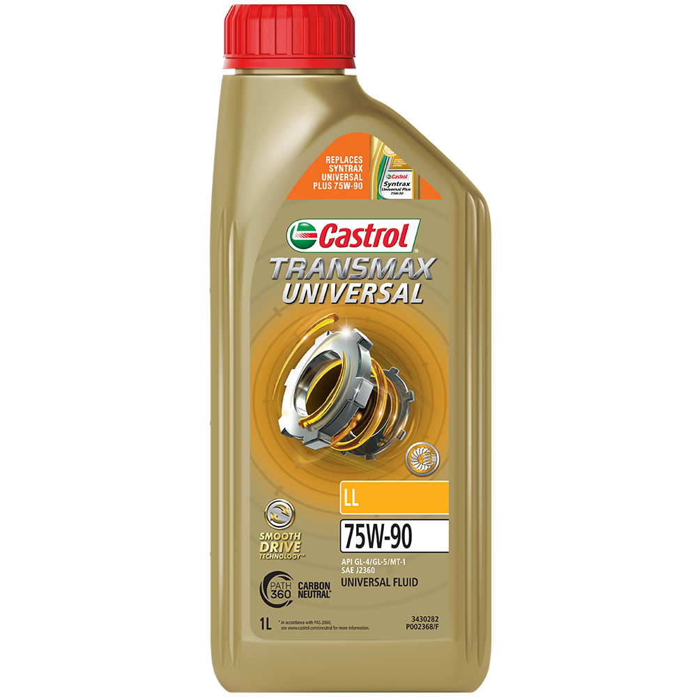 Castrol TRANSMAX Universal LL 75W-90 Transmission Fluid 1L 3430282