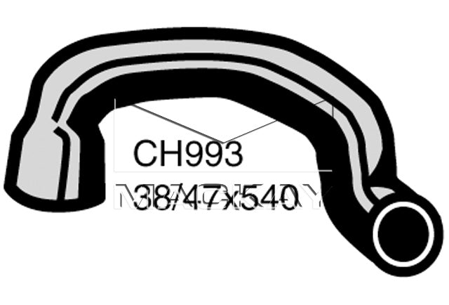 Mackay Bottom Radiator Hose CH993