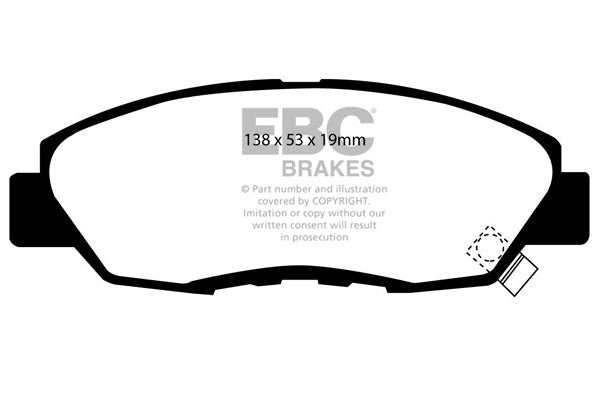 EBC Honda Front Pads DP2812