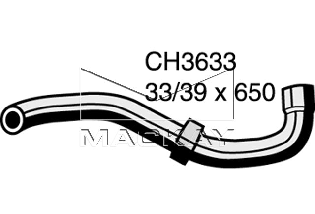Mackay Bottom Radiator Hose CH3633