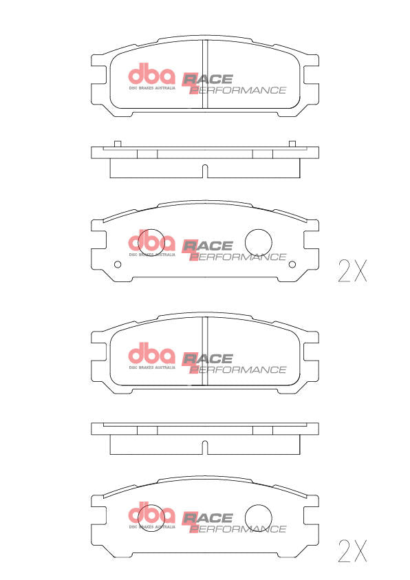 DBA Race Performance Brake Pad Set DB1186RP