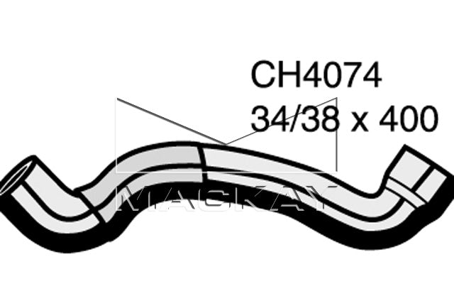 Mackay Bottom Radiator Hose CH4074