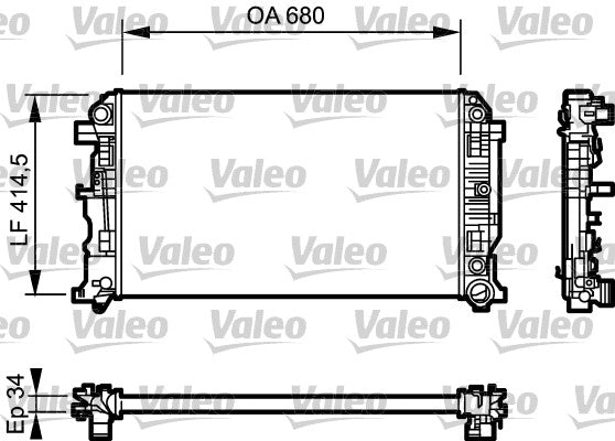 Valeo Radiator 734929