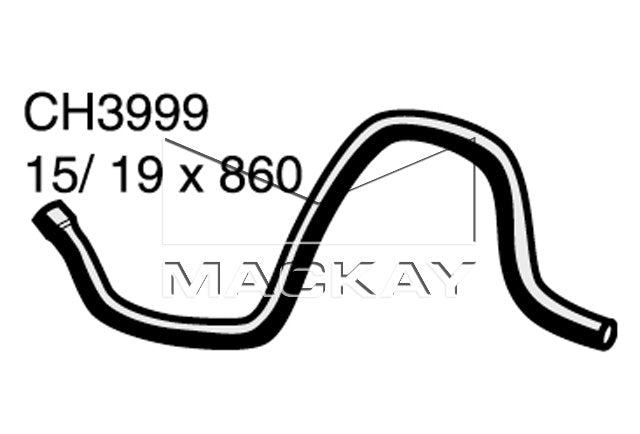Mackay Heater Hose CH3999
