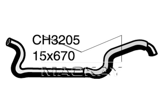 Mackay Heater Hose CH3205
