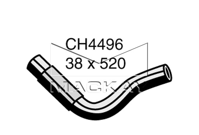 Mackay Bottom Radiator Hose CH4496