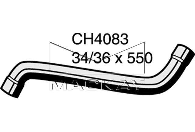 Mackay Top Radiator Hose CH4083