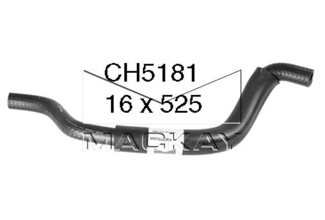 Mackay Heater Hose CH5181