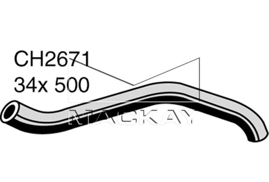 Mackay Top Radiator Hose CH2671
