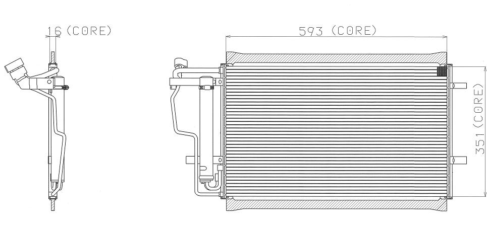 DENSO AC Condenser A477-A366