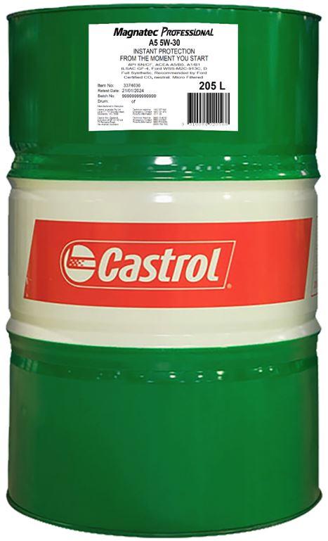 Castrol MAGNATEC Stop-Start 5W-30 A5 205L Pump Out 3429082