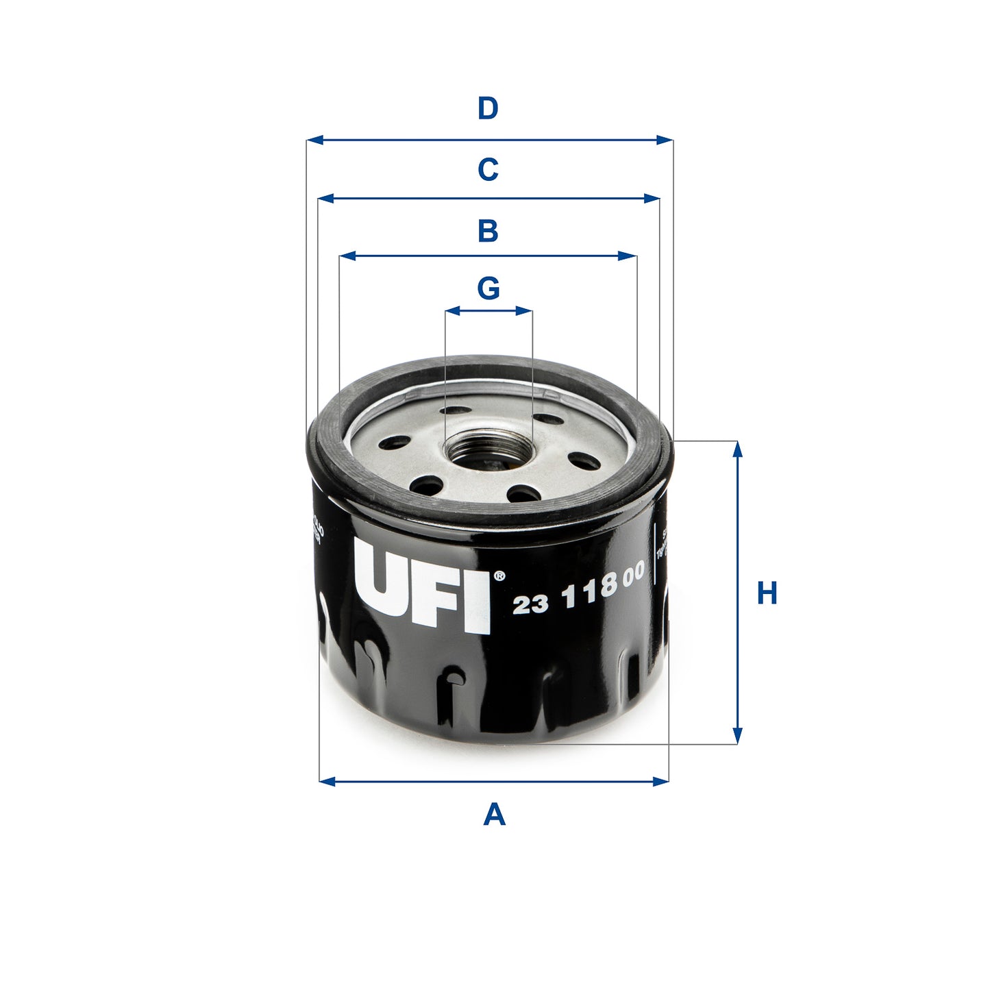 UFI Filters Oil Filter 23.118.00