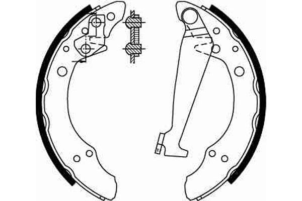 TRW Brake Shoe GS8526