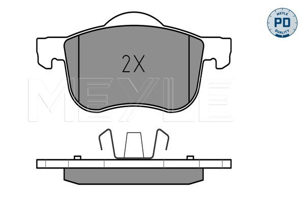 MEYLE Brake Pad Set 025 230 7318/PD