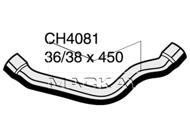 Mackay Top Radiator Hose CH4081