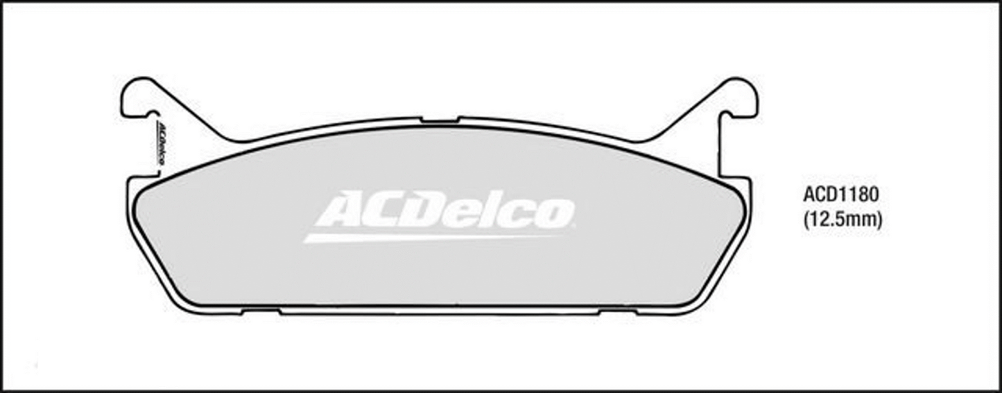 ACDelco Durastop Brake Pad Set ACD1180