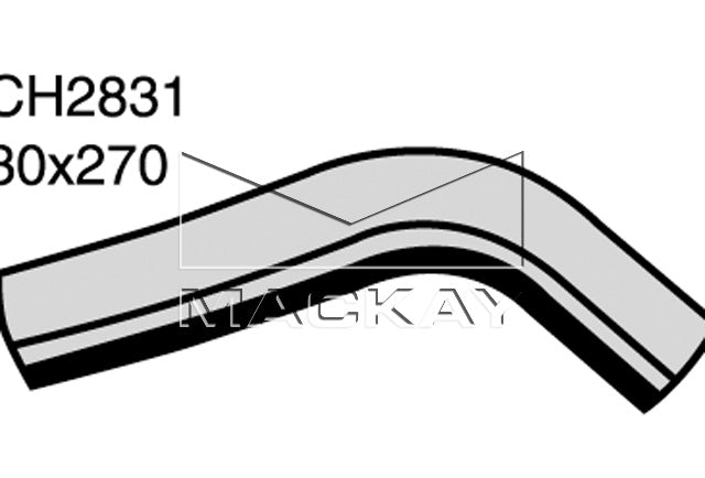 Mackay Bottom Radiator Hose CH2831