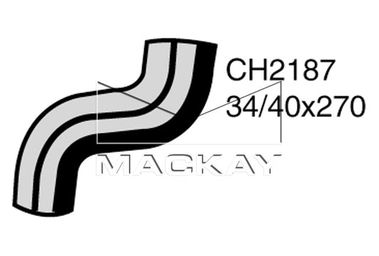 Mackay Bottom Radiator Hose CH2187