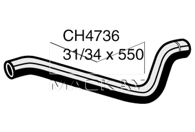 Mackay Top Radiator Hose CH4736