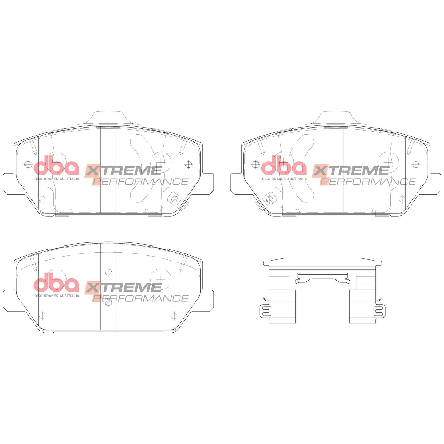DBA Xtreme Performance Brake Pad Set DB15012XP