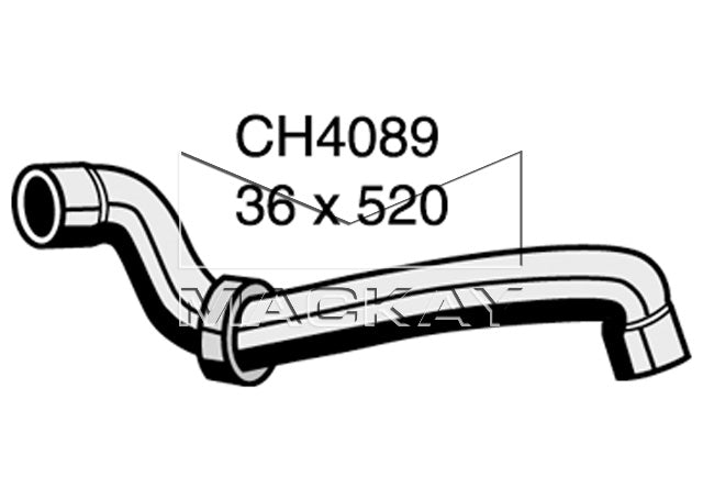 Mackay Bottom Radiator Hose CH4089