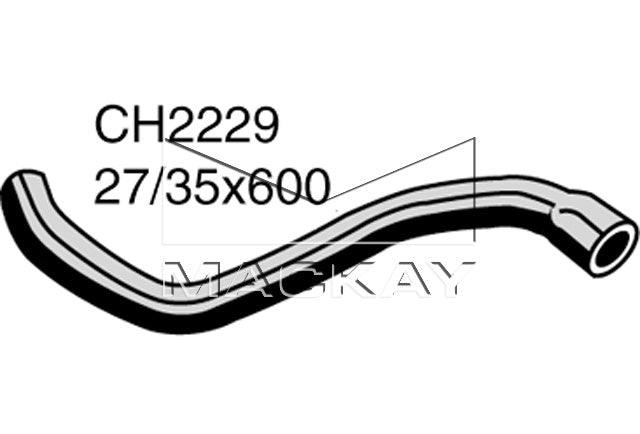 Mackay Bottom Radiator Hose CH2229