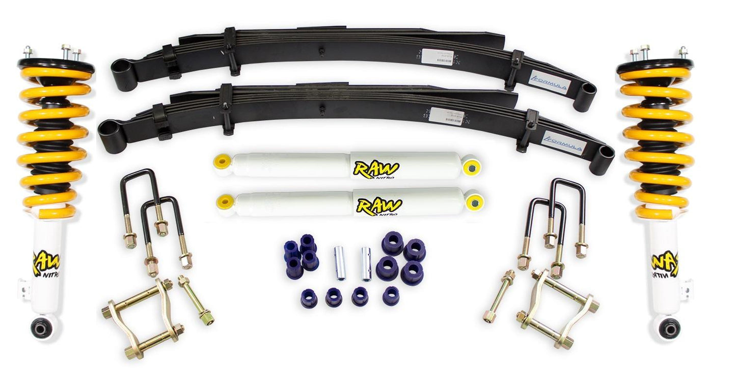 Raw 4x4 Lift Kit fits ReadyStrut MITSUBISHI Triton ML,MN TRI-007R
