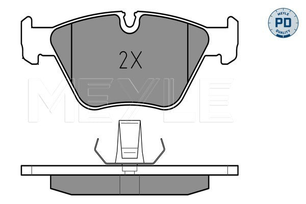 MEYLE Brake Pad Set 025 216 7720/PD