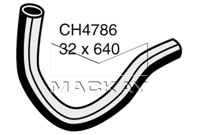Mackay Top Radiator Hose CH4786