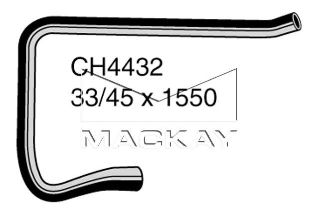 Mackay Bottom Radiator Hose CH4432