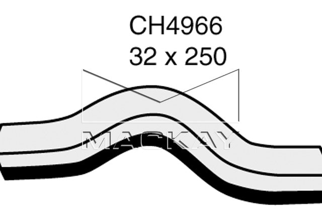 Mackay Top Radiator Hose CH4966