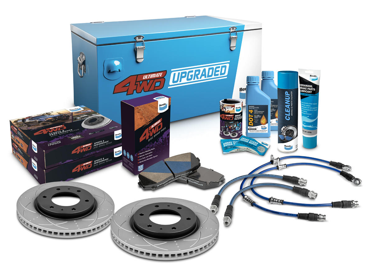 Bendix Ultimate 4x4 Brake Upgrade Kit U4WD-BUK88