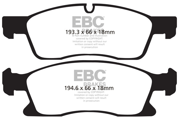 EBC Brake Pad Set DP61871