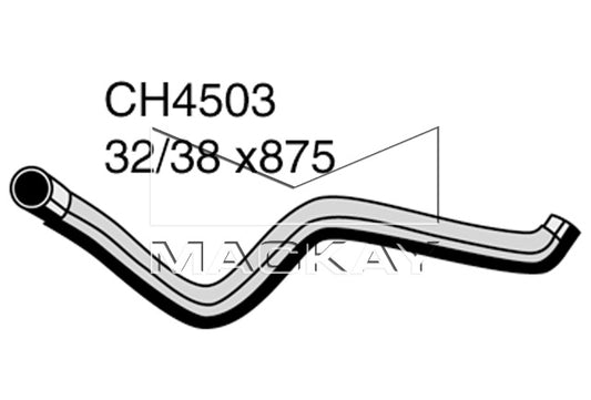 Mackay Top Radiator Hose CH4503