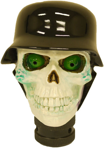 SAAS Skull Gear Knob With Helmet SGKS06W