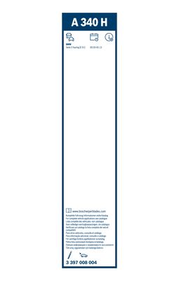 Bosch Aerotwin Wiper Blade Rear A340H