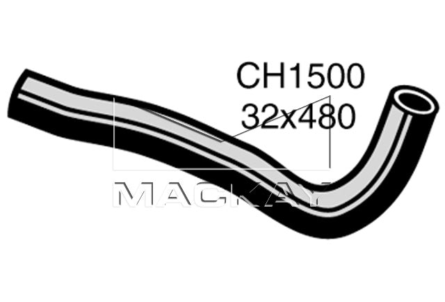 Mackay Bottom Radiator Hose CH1500